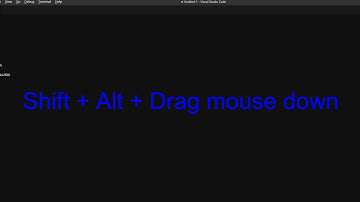 VSCode multiline editing magic