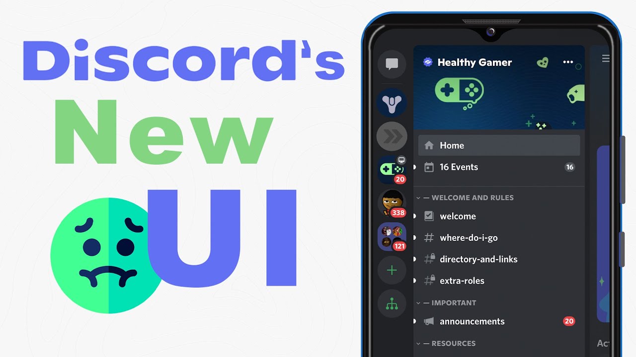 Discord's new UI is 'actually horrendous' says an Android user YouTube