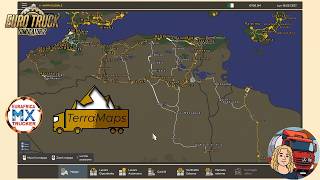 Euro Truck Simulator 2 (1.58) Eurafrica ETS2 by MX Trucker and Beyond for ETS2 by TerraMaps + DLC's