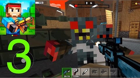 Pixel Gun 3D: Online Shooter - Gameplay Walkthrough Part 3 - City (iOS, Android)