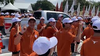 Texas Longhorn Band step-off for DKR Sep 2, 2023 Rice vs Texas