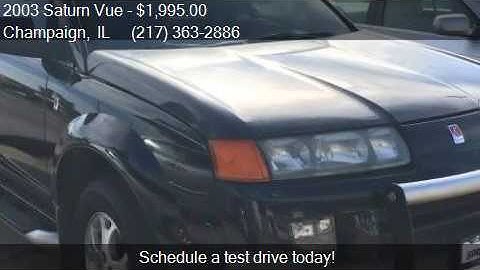 2003 Saturn Vue Base AWD 4dr SUV V6 for sale in Champaign, I