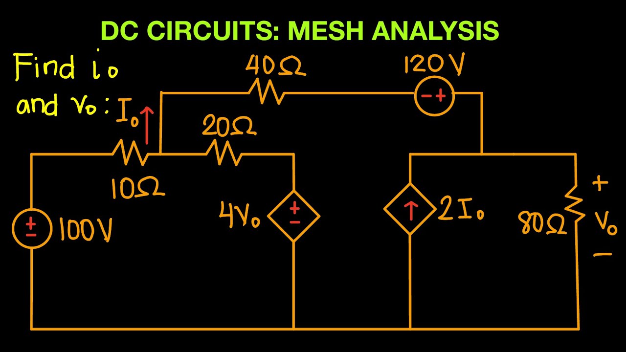 DC Circuits Episode 24: Mesh Analysis Part 1 - YouTube
