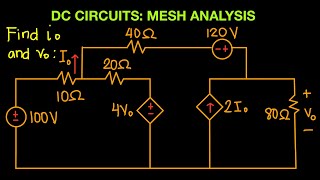 DC Circuits Episode 24: Mesh Analysis Part 1