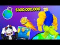 МЕГА НУБ В МОЕЙ КОМАНДЕ ДАЕТ 300,000,000 ЗА 1 УДАР! ROBLOX Goal Kick Simulator