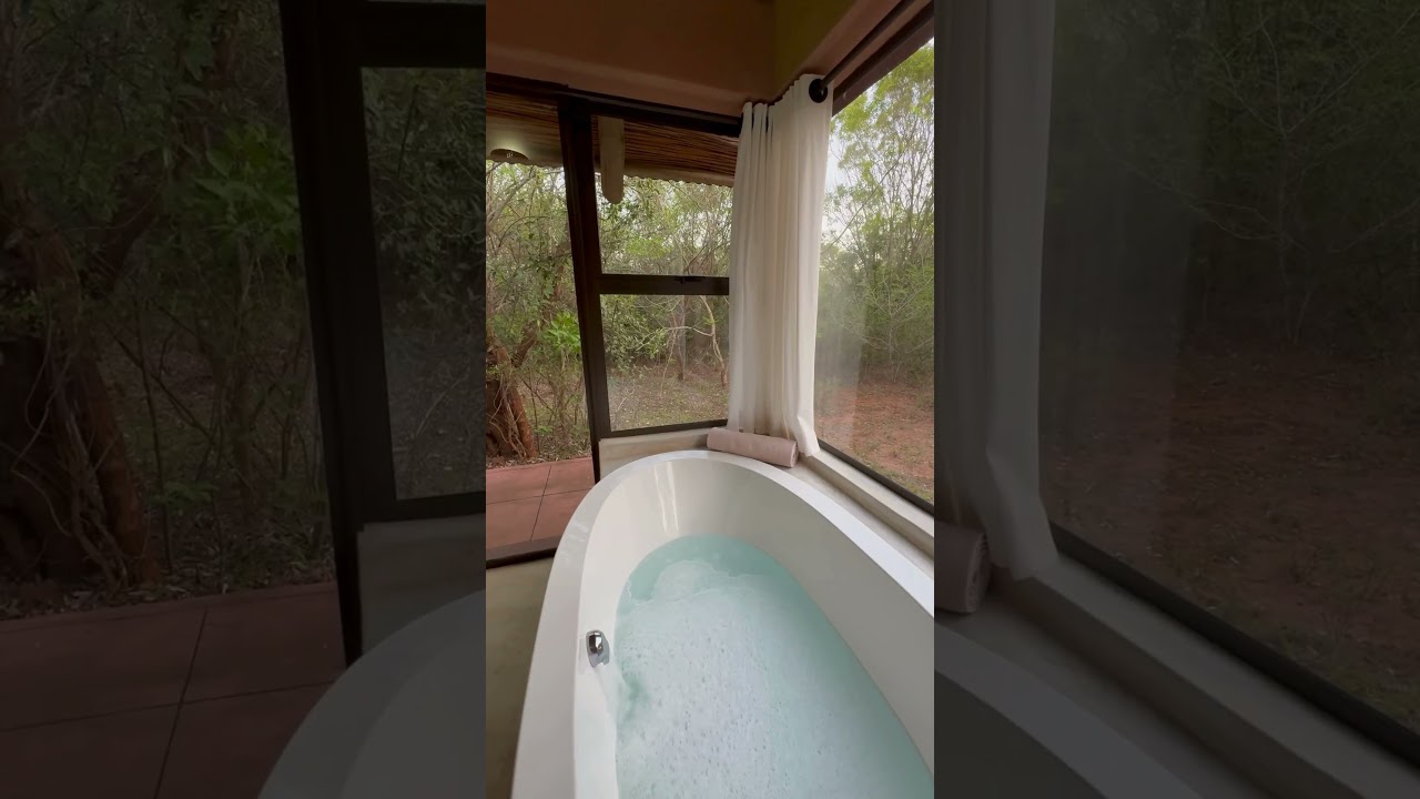 Unwind in your very own outdoor jacuzzi bath