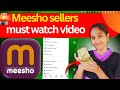 🔥 Meesho Seller Hub Menu Tab Full Guide | Every Option Explained Step-by-Step | Shirisha Talks