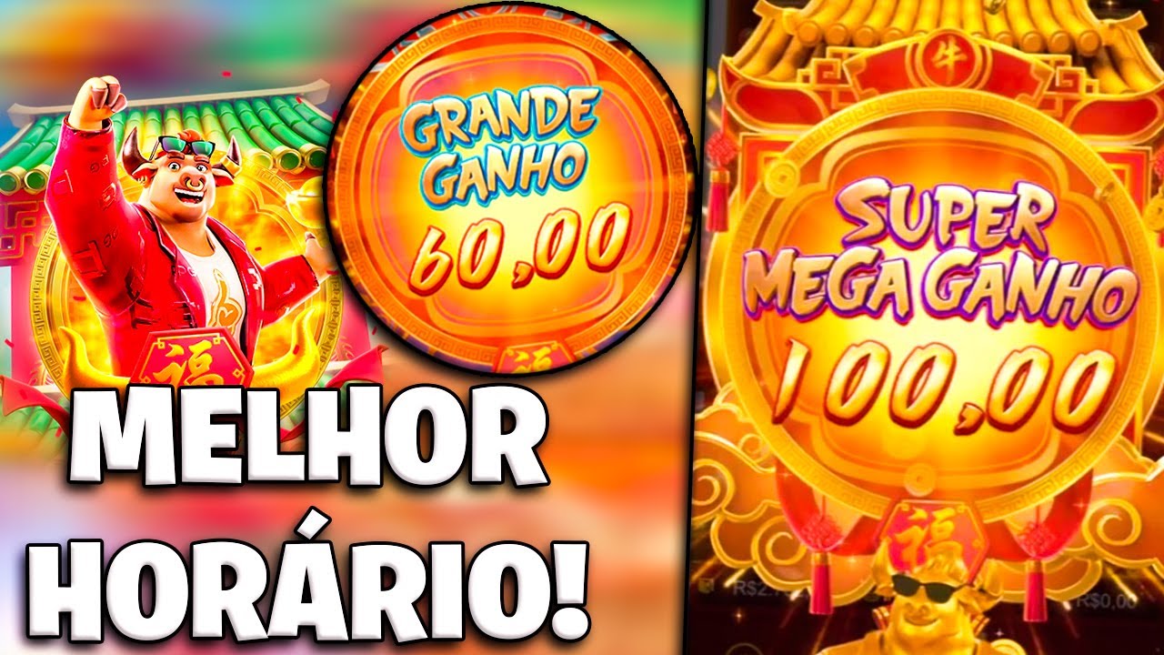 MELHOR HORÁRIO PRA JOGAR FORTUNE OX - JOGO DO TOURO DA SORTE 