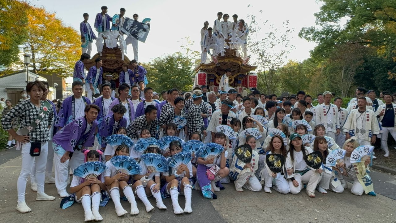 令和５年　地車in大阪城　宵宮午後曳行出発〜西脇、川田記念撮影