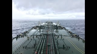 Обзор палубы танкера