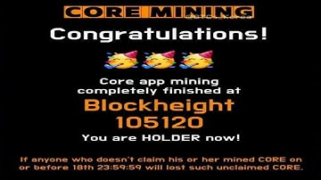 Core Mining Mining Finally Closed 🔐New update satoshi core launch date Core Mining Good News