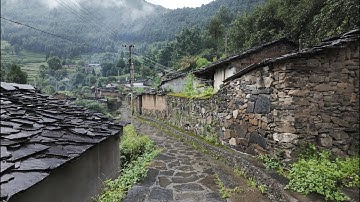 探秘云南乌蒙大山 | 石板房古村落漫步，中国乡村的隐秘世界 [4K]