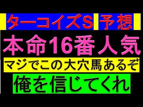 2023年 ターコイズステークス 予想【大穴狙い/ターコイズS】