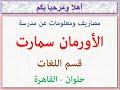 مصاريف ومعلومات عن مدرسة الأورمان سمارت قسم اللغات حلوان القاهرة 2022 2023 Orman Smart Fees 