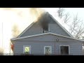 SCENE VIDEO: House fire in North Omaha