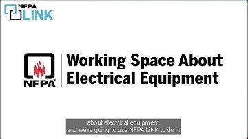 Working Space About Electrical Equipment with NFPA LiNK®