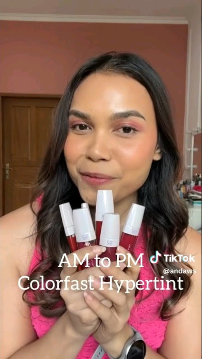 full swatch mother of pout by mother of pearl am to pm colorfast hypertint #liptint #liptintlokal