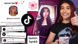 stealing TikTok edits of myself for ONE WEEK!