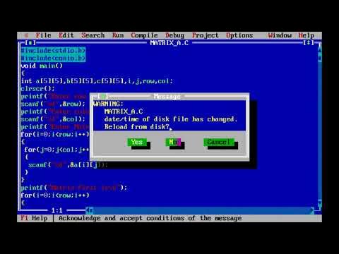 matrix addition in c | program of matrix addition in c | c program ...