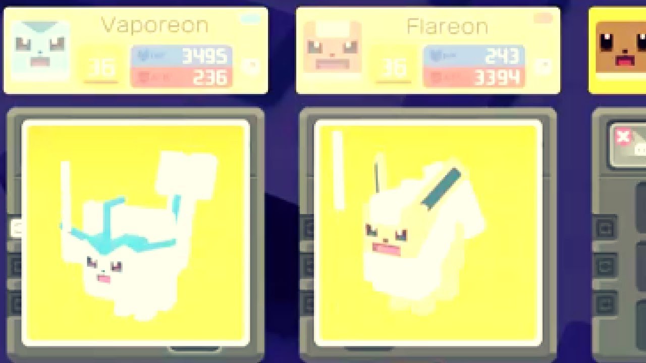 HOW TO EVOLVE EEVEE IN POKEMON QUEST 