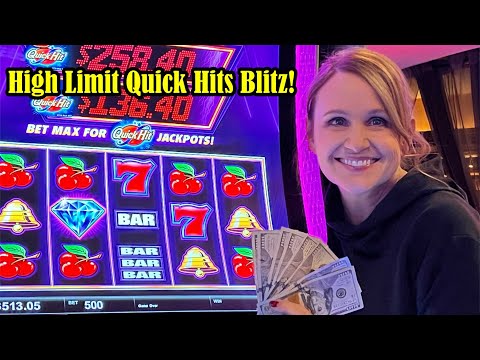 😋Sweet!! Fun High Limit Quick Hits Slot Machine!  Clawed My Way Back!!