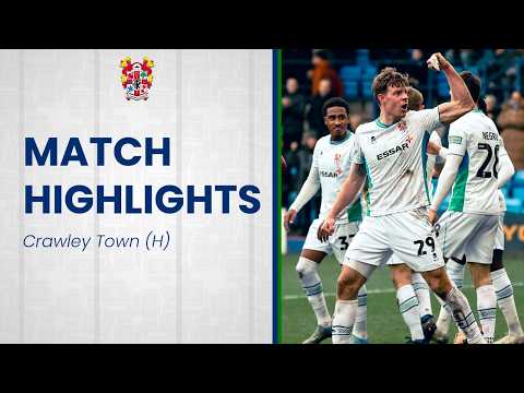 Match Highlights | Tranmere Rovers v Crawley Town (2025/26) — football highlights