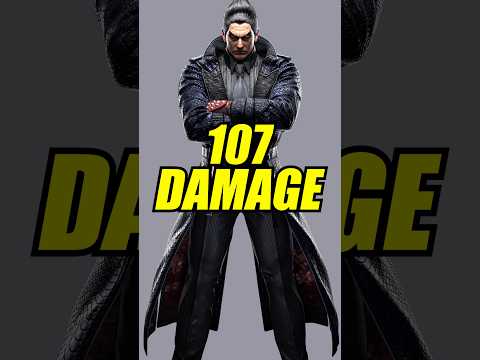 107 DAMAGE | Kazuya Mishima Combo Tekken 8 Season 3 #tekken8 #shorts #youtubeshorts