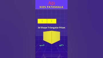 Visualising line to triangle and triangle to 3d shape prism | 3d prism shape