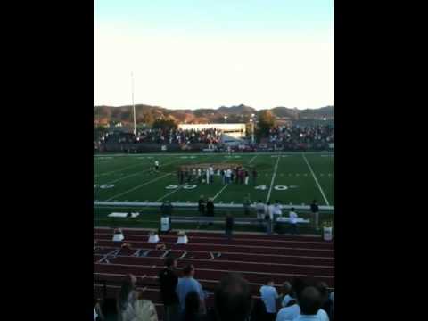 Hayley Nelson sings National Anthem at Oaks Christian v. Alemany football game