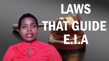 WHICH LAWS THAT TALK ABOUT  EIA IN KENYA 2020