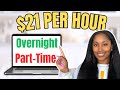 Remote Websites 2023: Overnight &amp; Part-Time Work from Home Opportunities | $12-21 Per Hour 💼🏠&quot;