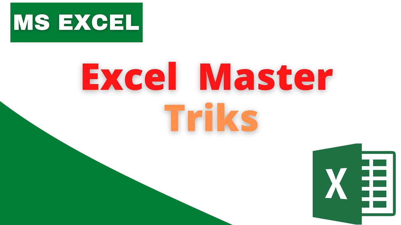 Excel Master Tricks || Excel Tricks | Excel Tips & Tricks in Hindi| MS ...