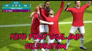 Kaka First Goal And Celebration