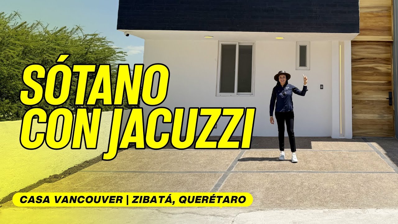 ¡SÓTANO con JACUZZI! | $5,700,000 | Casa VANCOUVER ZIBATÁ Querétaro