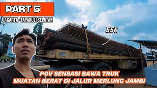 POV SENSATION OF CARRYING A HEAVY LOAD TRUCK IN MERLUNG!!
