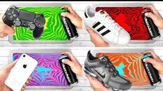 HYDRO DIPPING Videos Compilation PS4 + Shoes + iPhone
