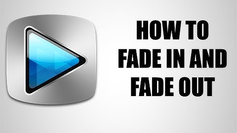 How To Use Sony Vegas Pro | Fade In/Out With Video & Audio