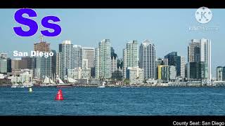 Zellers US Counties Alphabet Song (With Landscapes and County Seats Name)