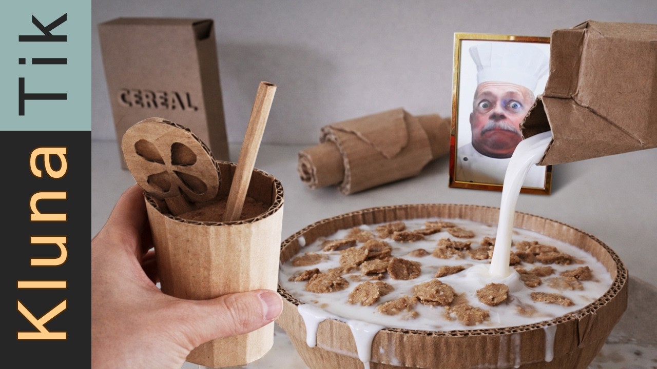EATING FAKE FOOD #3 – I Ate a Cardboard Breakfast