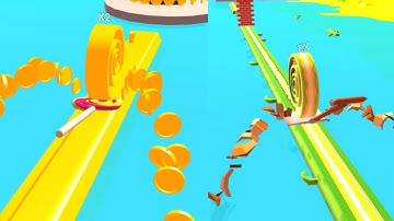 Spiral Roll! Gameplay Walkthrough Android iOS Max Levels