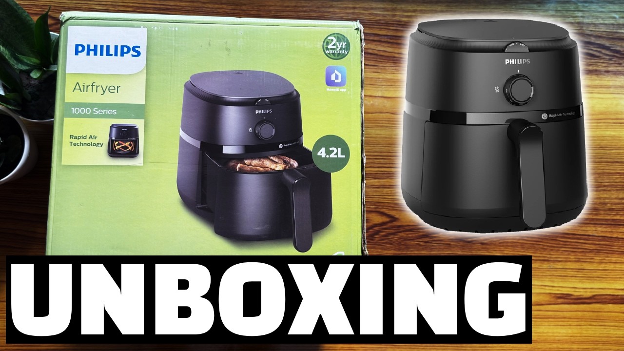 PHILIPS Air Fryer NA120/00 Unboxing | 4.2L, 1500W