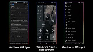 Windows phone on Android | Dark Metro UI | Windows Phone User Interface | Windows Launcher screenshot 2