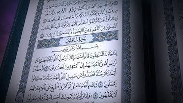 سورة المنافقون | صلاح بو خاطر