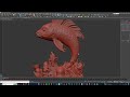 Stylized fish - 3d print model