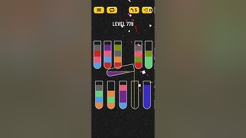 Water Sort Puzzle Level 778 Walkthrough Solution Android/iOS 💦