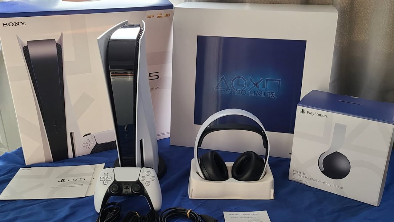 UNBOXING PS5 : notre déballage maison en photos du Casque Pulse 3D