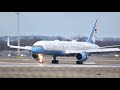 United States of America C-32A Boeing 757-200 99-0003 arrival at Munich airport SIKO 2020