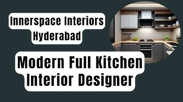 Innerspace Interiors Hyderabad, Modern Full Kitchen Interior Designer #modularkitchen #hyderabad