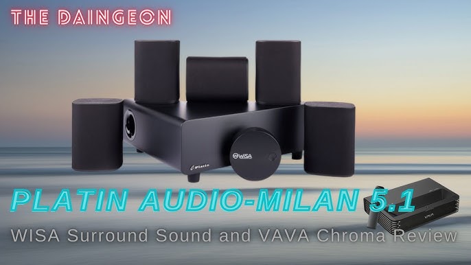 Platin Monaco 5.1 Channel Home Theater System with WiSA SoundSend for sale  online