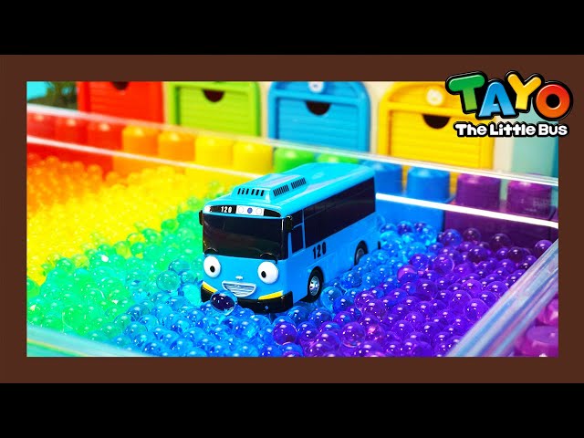 Tayo Kendaraan berat Mainan l #66 Kendaraan Berat Tayo Lego Mainkan S4 Khusus l Tayo Bus Kecil class=